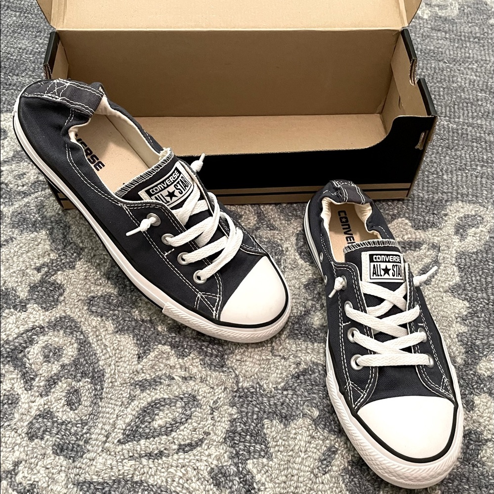 Navy Blue Converse Chuck Taylor Sneakers